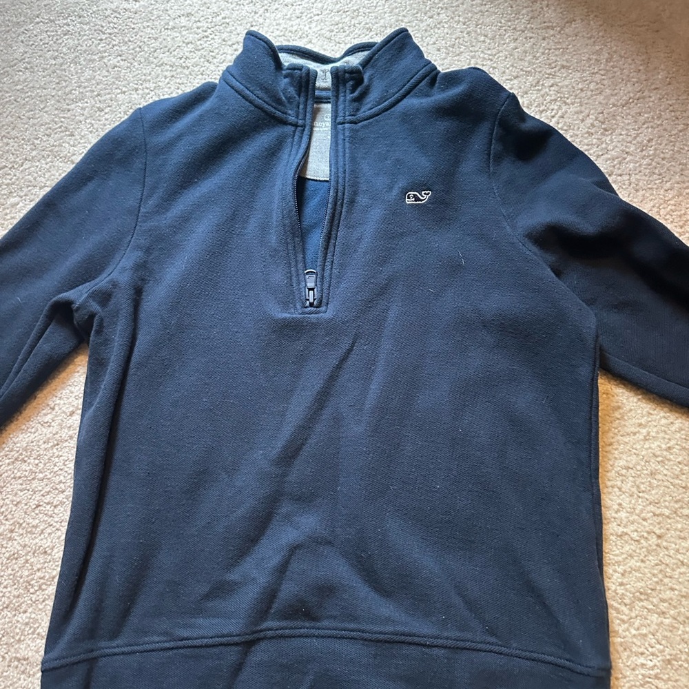 Vineyard vines youth size small quarter zip